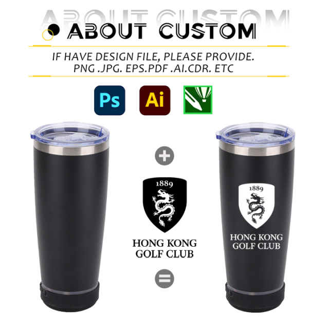Factory Custom Car Cup with Engraving 20oz Drink Bottles Stainless Steel Coffee Mug Thermos Cup with Bluetooth Speaker
