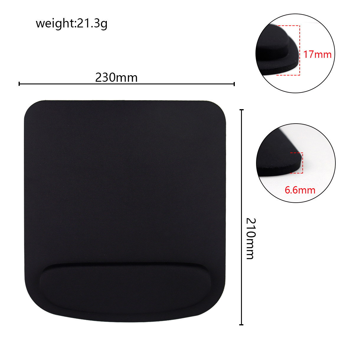Wholesale Custom Mouse Pad Gaming Mouse Pad Promotion logo Sublimation Mousepad Blank Square 3D RGB Mouse Mat with Wrist Rest