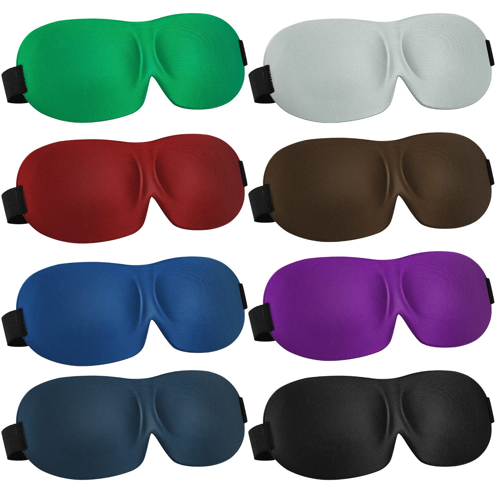 Wholesale Custom Logo 3D Contoured Blackout Sleep Eye Mask Zero Pressure Breathable Eye Mask for Corporate Promotional Gifts