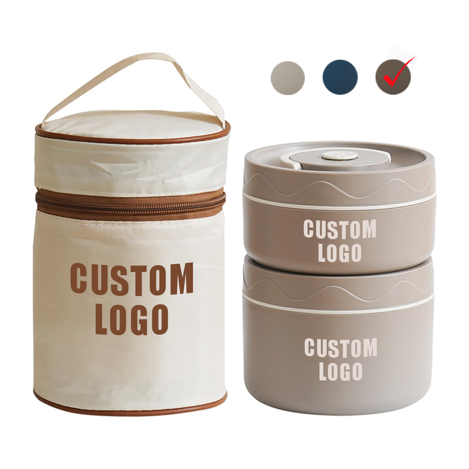Promotional Stainless Steel Lunch Box for Kids Food Grade Insulation Lunch Box Bento Lunch Box with Bag with Custom logo