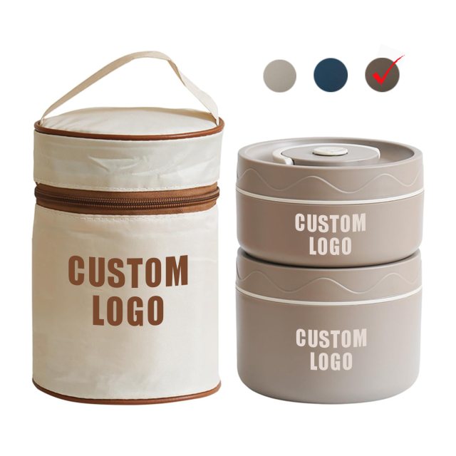 Promotional Stainless Steel Lunch Box for Kids Food Grade Insulation Lunch Box Bento Lunch Box with Bag with Custom logo