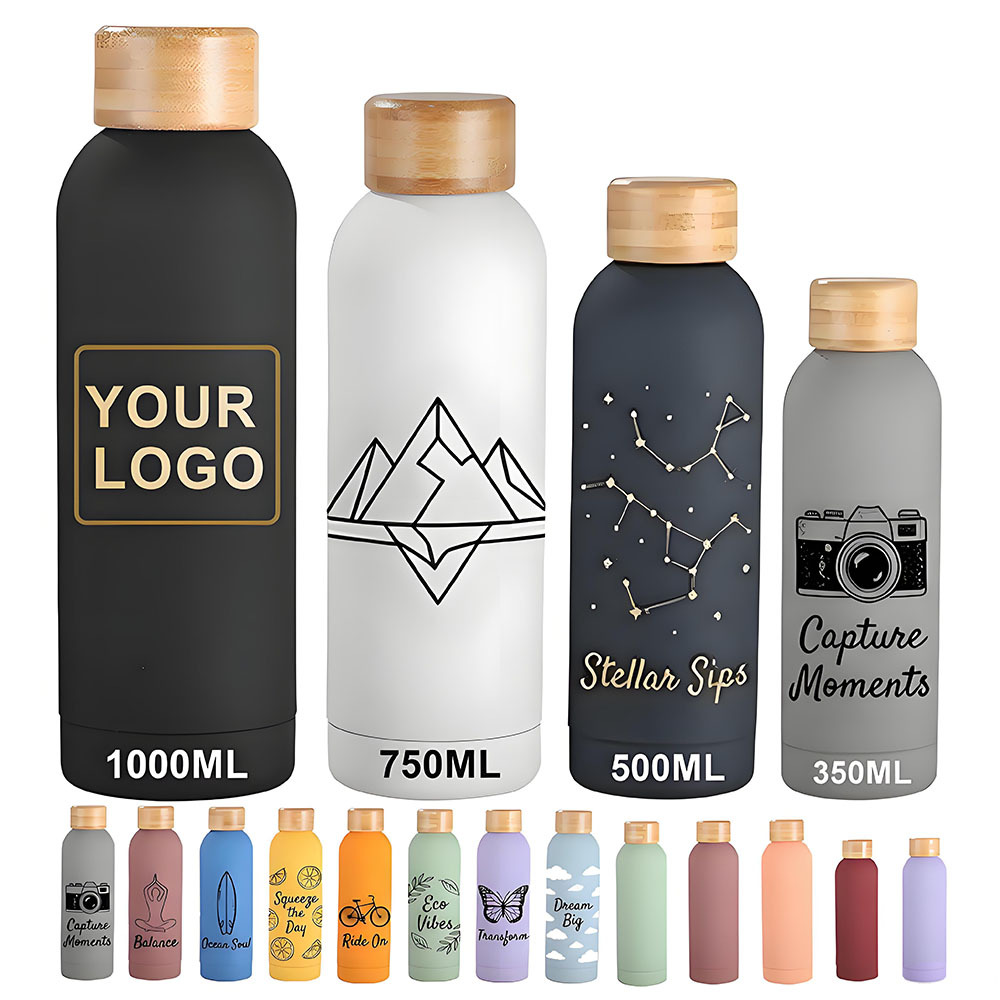 HOT SALE Customer LOGO 304 Insulated Water Bottle Daily Commuting 350ml-1000ml Thermal Cup for Business Promotional Gift