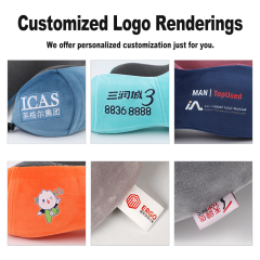 New Products U-shaped Neck Pillow with logo Ergonomic Memory Foam Pillow to Relieve Neck Pain Custom Travel Pillow for Airplane