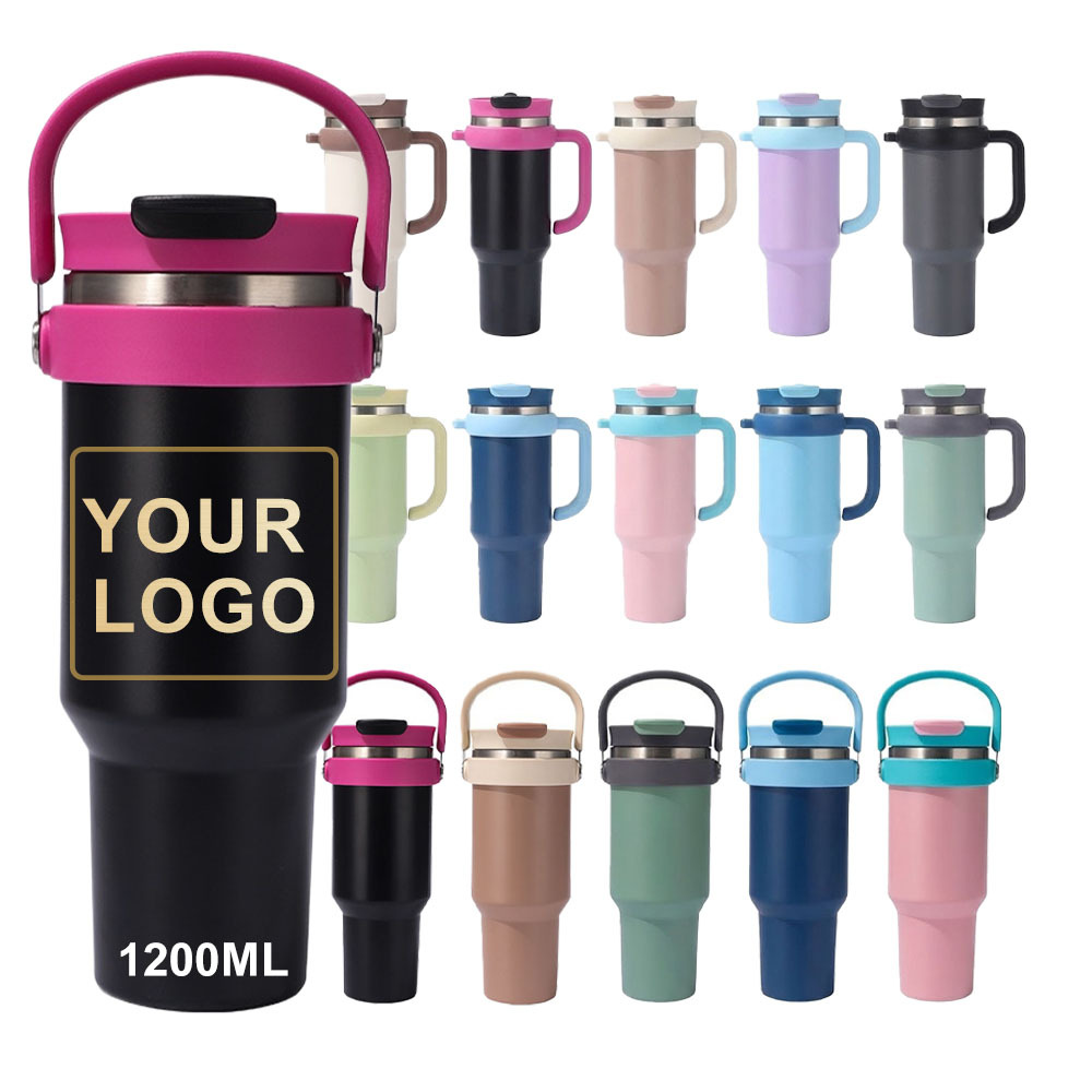 Wholesale Direct Daily Commute 40oz Stainless Steel Tumbler Custom LOGO  Vacuum Insulated Coffee Mug for Promotional Gifts Cup