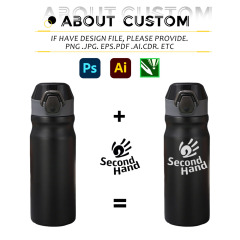 Hot Sale 550ml Cup 304 Stainless Steel Double Wall Vacuum Insulated Water Bottle Custom Logo Vacuum Flask for Corporate Gift