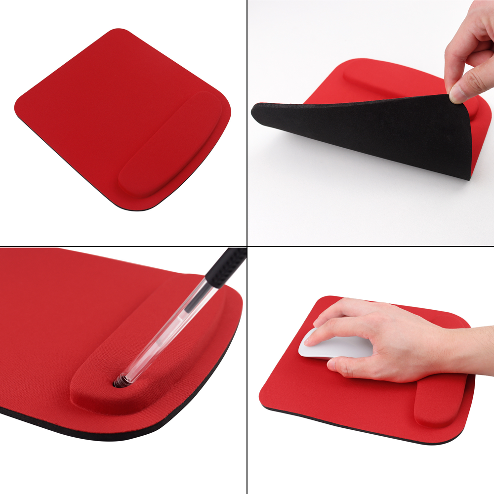 Wholesale Custom Mouse Pad Gaming Mouse Pad Promotion logo Sublimation Mousepad Blank Square 3D RGB Mouse Mat with Wrist Rest