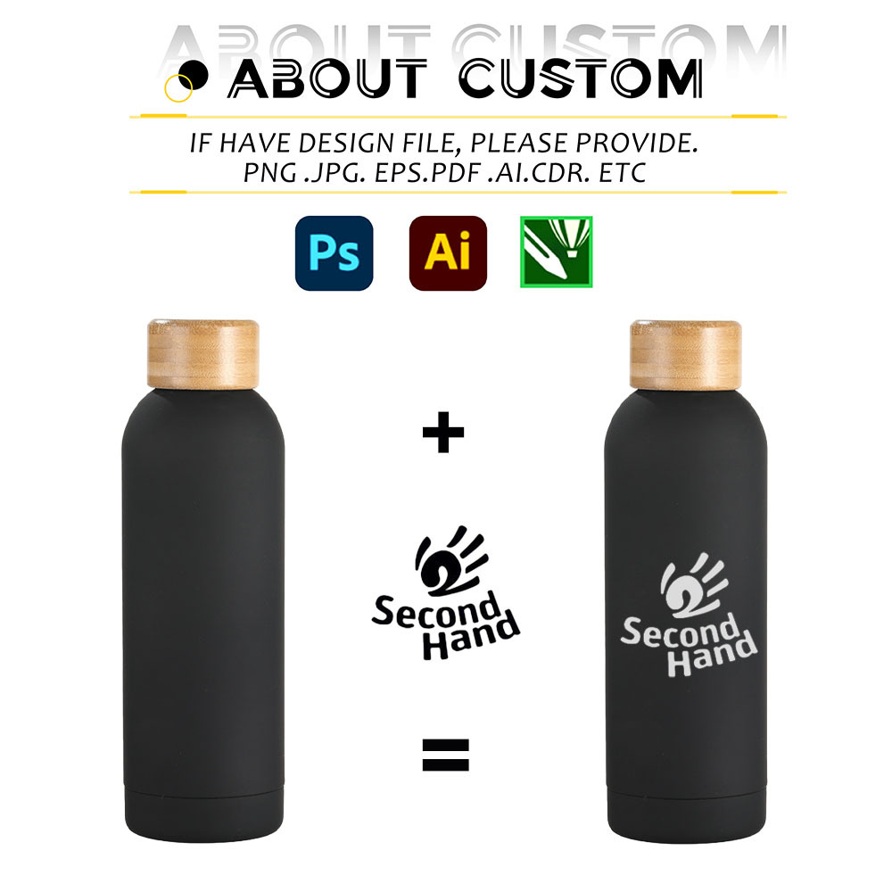 HOT SALE Customer LOGO 304 Insulated Water Bottle Daily Commuting 350ml-1000ml Thermal Cup for Business Promotional Gift