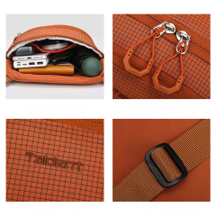 Cross-border Outdoor Sports Waterproof Nylon Shoulder Messenger Bag Hiking Crossbody Bag Custom logo