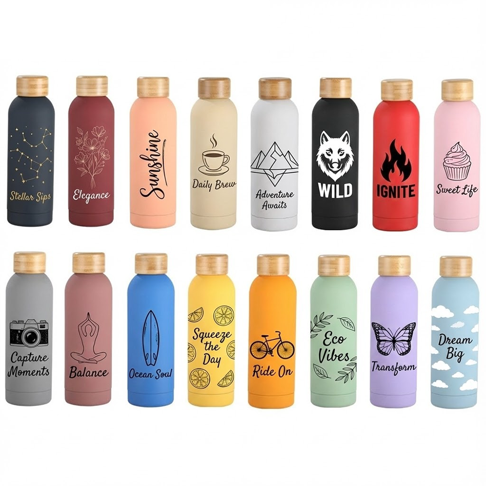 HOT SALE Customer LOGO 304 Insulated Water Bottle Daily Commuting 350ml-1000ml Thermal Cup for Business Promotional Gift