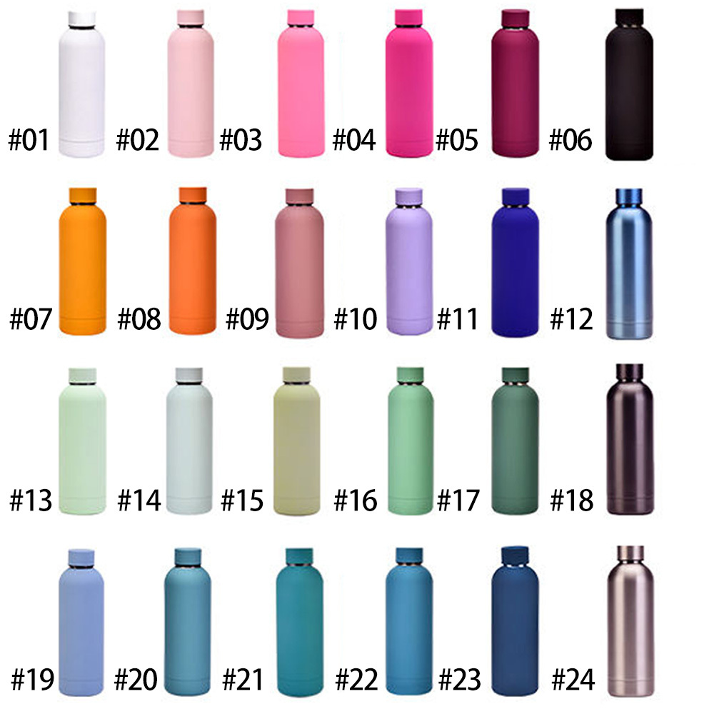 Factory Custom Water Bottle with Logo Borraccia Con logo Sport Drink Bottle Double Wall Stainless Steel Water Bottle Promotion