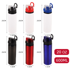 Customized Promotion 20oz Water Bottle Flask Vacuum Insulated with Company Logo Outdoor Gym Sport Aluminium or Stainless Steel