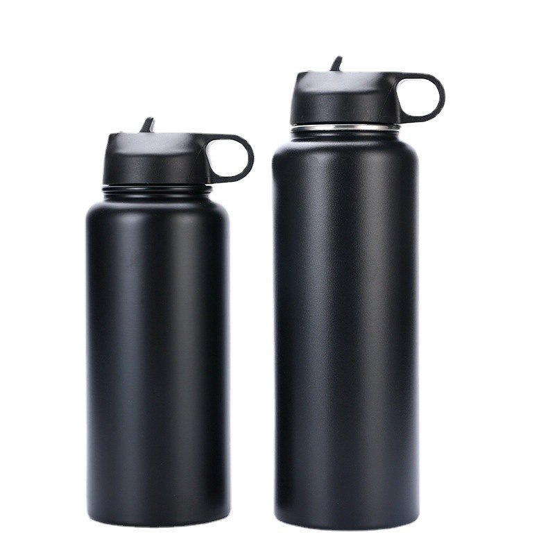 Custom Large Capacity Water Bottle With Company Logo Outdoor Sport Stainless Steel Double Layer Insulation Water Bottle Promo