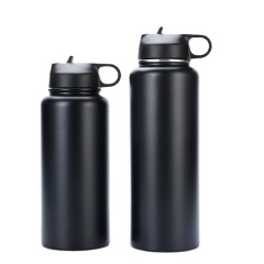 Custom Large Capacity Water Bottle With Company Logo Outdoor Sport Stainless Steel Double Layer Insulation Water Bottle Promo