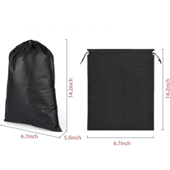 Promotional Custom Non Woven Dust Drawstring Bag Dustproof Storage Bag Dust Removal Drawstring Bag With Custom Logo