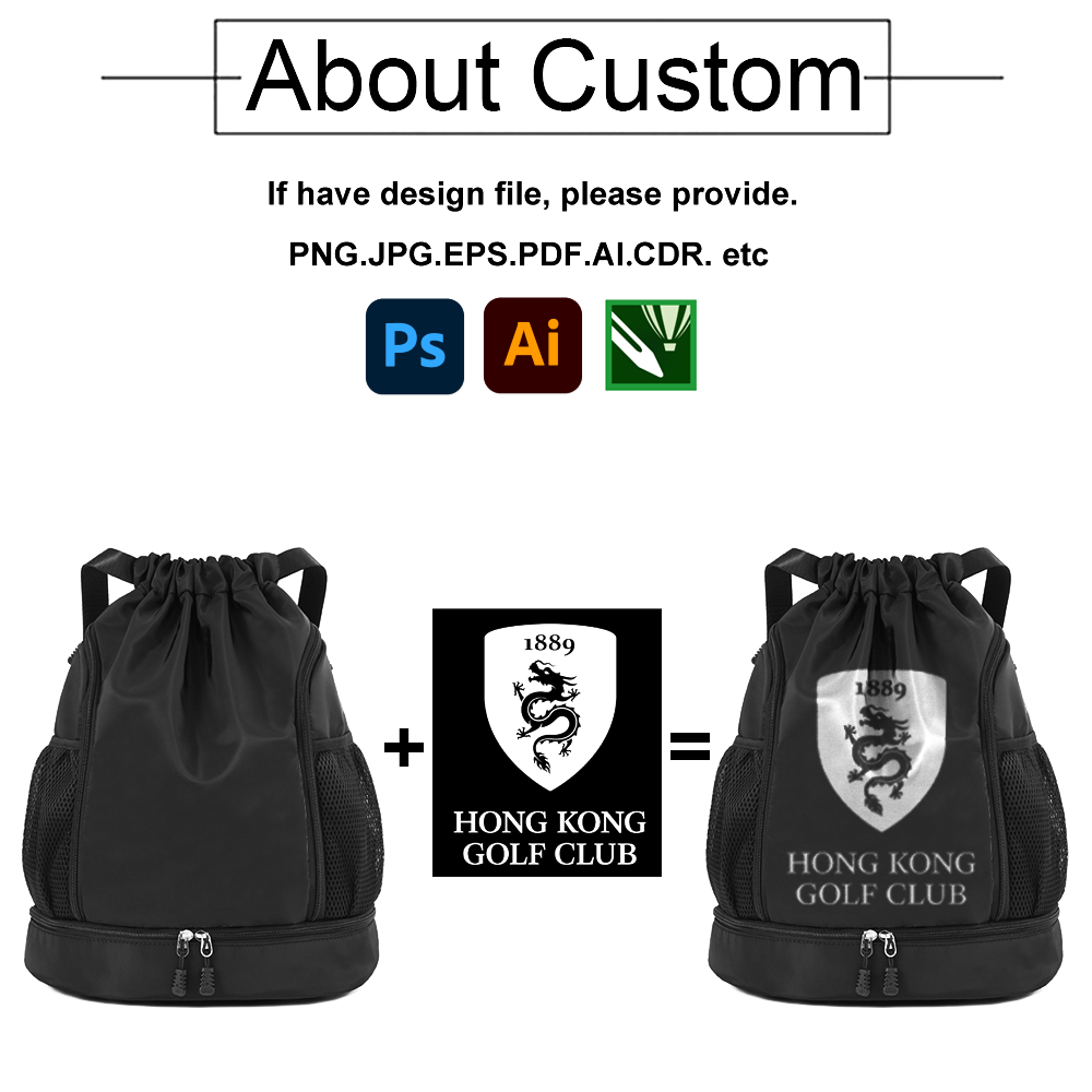 Factory Custom Promotion Drawstring Backpack Bag Oxford Bags Custom Logo Print Logo Drawstring Fitness Basketball Sports Storage