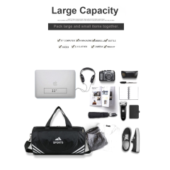 New Custom Logo Unisex Sports Backpack Men's Basketball Fitness Crossbody Bag Zipper Fashion Travel Bag Outdoor Activities