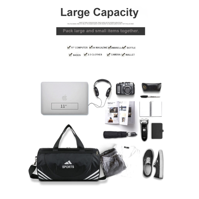 New Custom Logo Unisex Sports Backpack Men's Basketball Fitness Crossbody Bag Zipper Fashion Travel Bag Outdoor Activities
