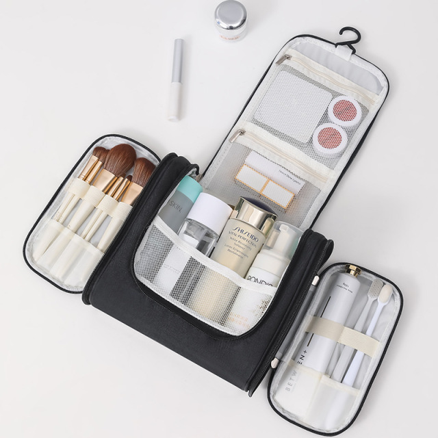 Personalized Custom Wholesale Toiletry Bag for Women Outdoor Travel Cosmetic Storage Box Hanging Toiletry Bag with logo