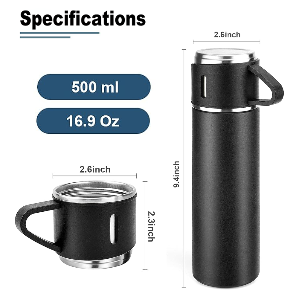 Customized Water Bottle with logo Stainless Steel Thermos Cup Vacuum Insulated Flask Promotional Business Gift Travel Mug