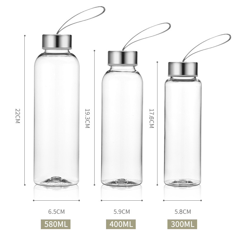 Wholesale Custom Water Bottle Portable 700ml Glass Bottles Glass Coffee Mugs Transparent Water Bottle Promotional Gift Cup
