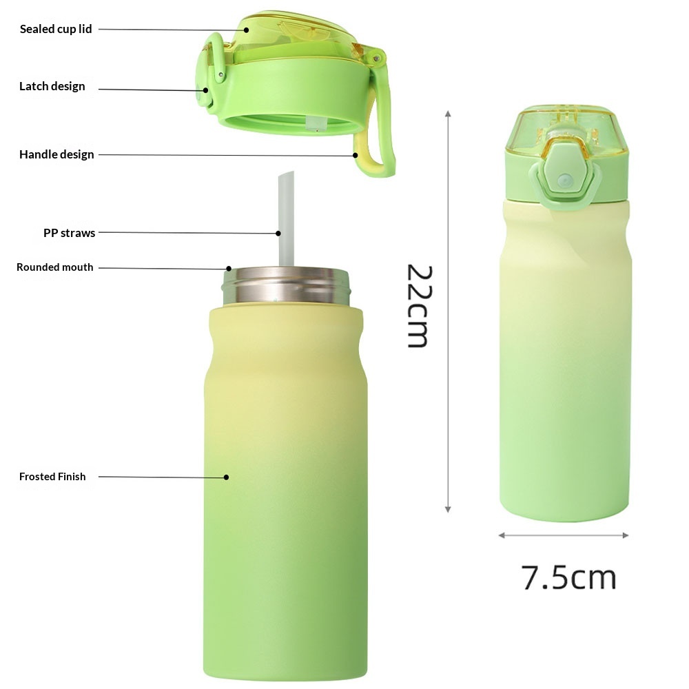 Hot Sale 550ml Cup 304 Stainless Steel Double Wall Vacuum Insulated Water Bottle Custom Logo Vacuum Flask for Corporate Gift