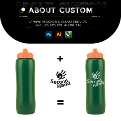Wholesale Custom Logo 32oz 1000ml BPA Free Leak Proof Squeeze Bottle Sports Cycling  Water Bottle for Team Giveaways Gift