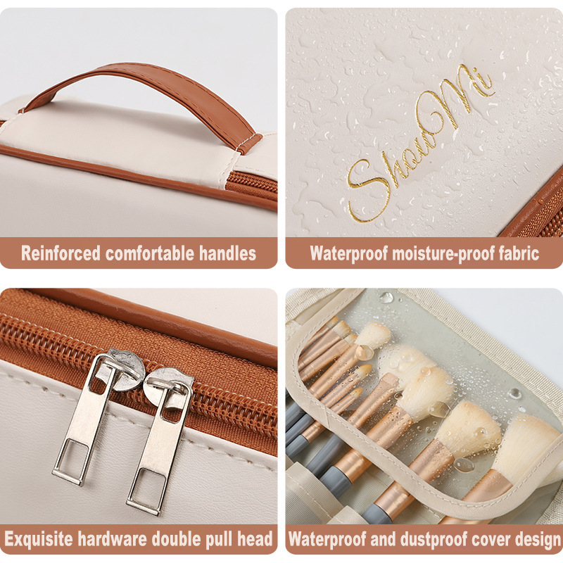 Wholesale Custom Cosmetic Bag with logo Cosmetic Bags & Cases Makeup Kit Box for Professionals Full Set Makeup Storage Box