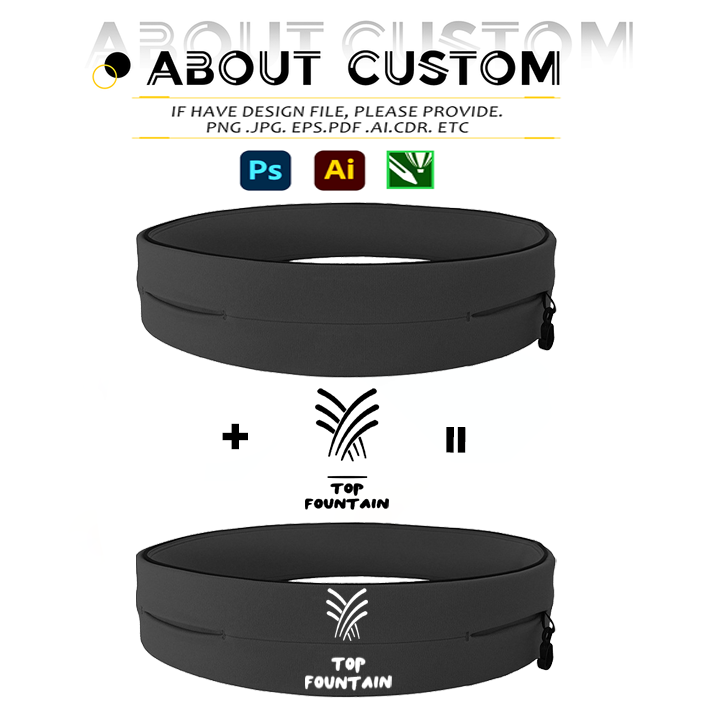 Promotional Custom Waist Bag with logo Sports Bags for Gym Fitness Storage Bag Sports Accessories