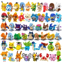 Famous Anime Character Model Building Block Sets 8072A 8093A 7064A Creative DIY Plastic Toy for Kids Boys and Girls