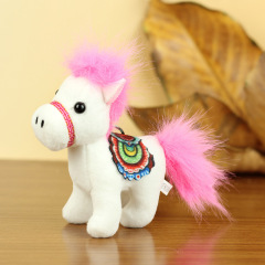 Plush Music Guitar Horse Keychain *D