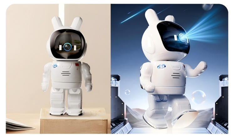 Alvora 2025 New AI Intelligent Electronic Pet Toys Smart Desktop Companion Robot for Kids Emo Emotional Interactive Educational