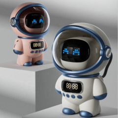 2025 New Style Astronaut Design Wireless BT Speaker FM Radio TF Card LED Table Lamp Gift Sleeping Help Night Light