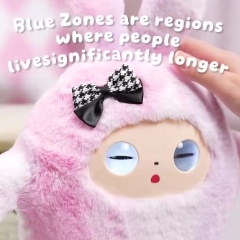 AI Chat Intelligent Dialogue Plush Doll Toy Early Education Smart Q&A Voice Interaction Companion Plush Toys with Eyes Emotions