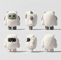 Hot Selling AI Robot Plush Toy Musical Chip Robot New Design Stuffed Toy