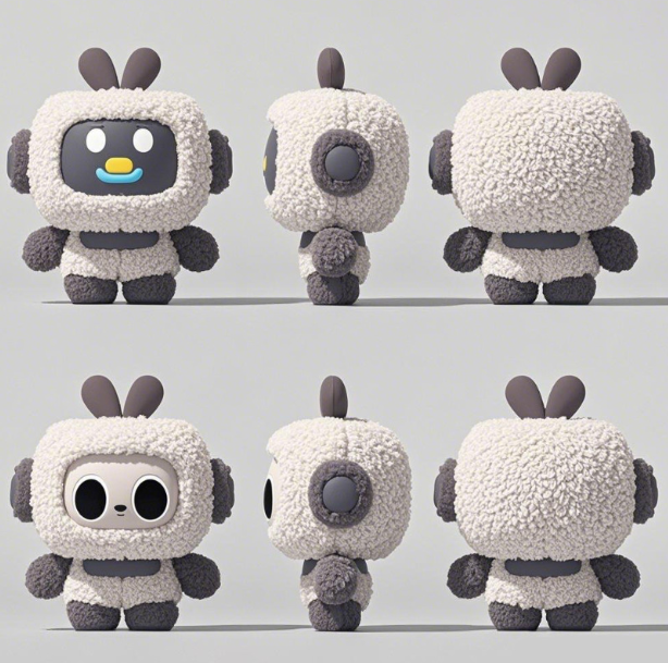 Hot Selling AI Robot Plush Toy Musical Chip Robot New Design Stuffed Toy