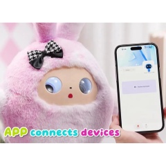 AI Chat Intelligent Dialogue Plush Doll Toy Early Education Smart Q&A Voice Interaction Companion Plush Toys with Eyes Emotions