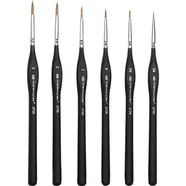 Wholesale Wood Handle Hook Line Brush Pen Paint Brush Outline Pen Artist for Painting Art Paint Brush Set