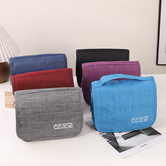 Eco Friendly Cosmetic Bag Mens Toiletry Bag Travel Custom Canvas Fabric Nylon Cosmetic Bag
