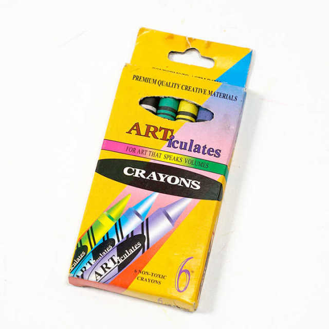 Premium Quality Creative Materials School Supplies Art Volumes Crayons Non Toxic Art Set  6 Color Crayon