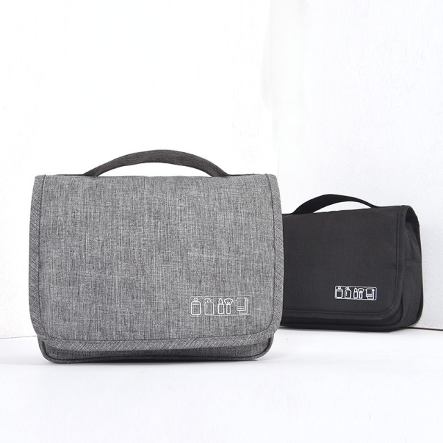 Eco Friendly Cosmetic Bag Mens Toiletry Bag Travel Custom Canvas Fabric Nylon Cosmetic Bag