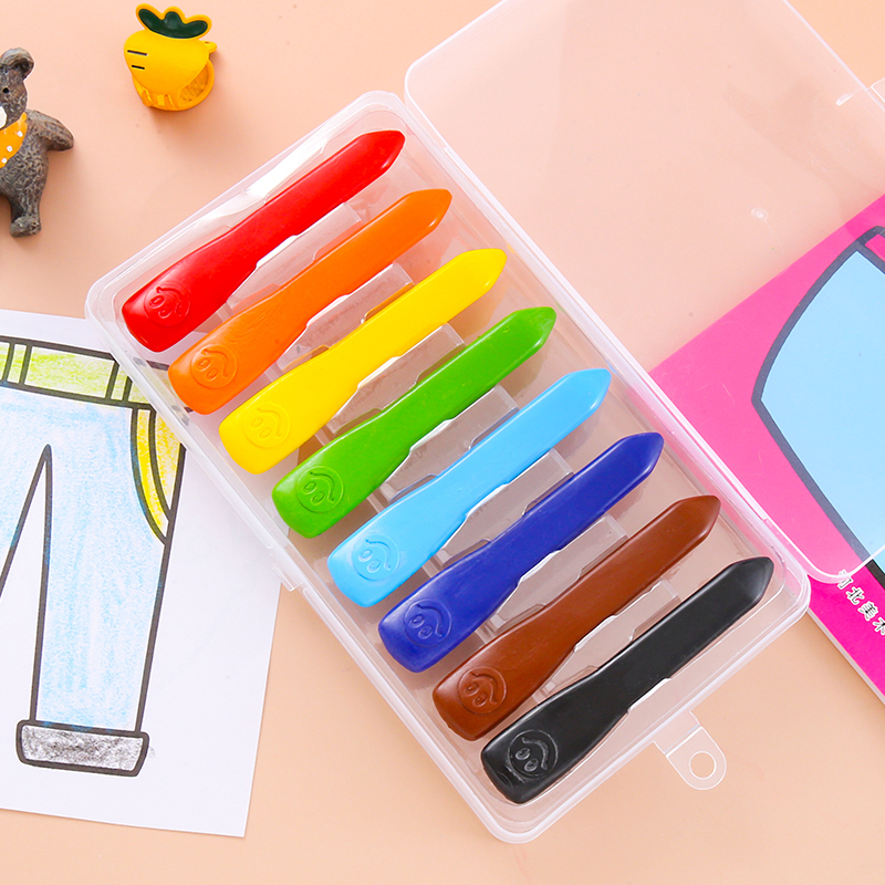 Wholesale Wax Crayons Box for Kids Coloring Books with Crayons Children's Crayons Professional Painting Stationery