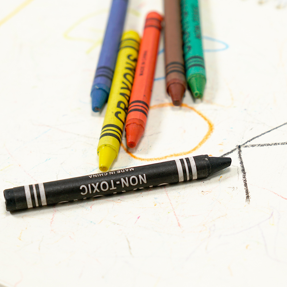 Premium Quality Creative Materials School Supplies Art Volumes Crayons Non Toxic Art Set  6 Color Crayon