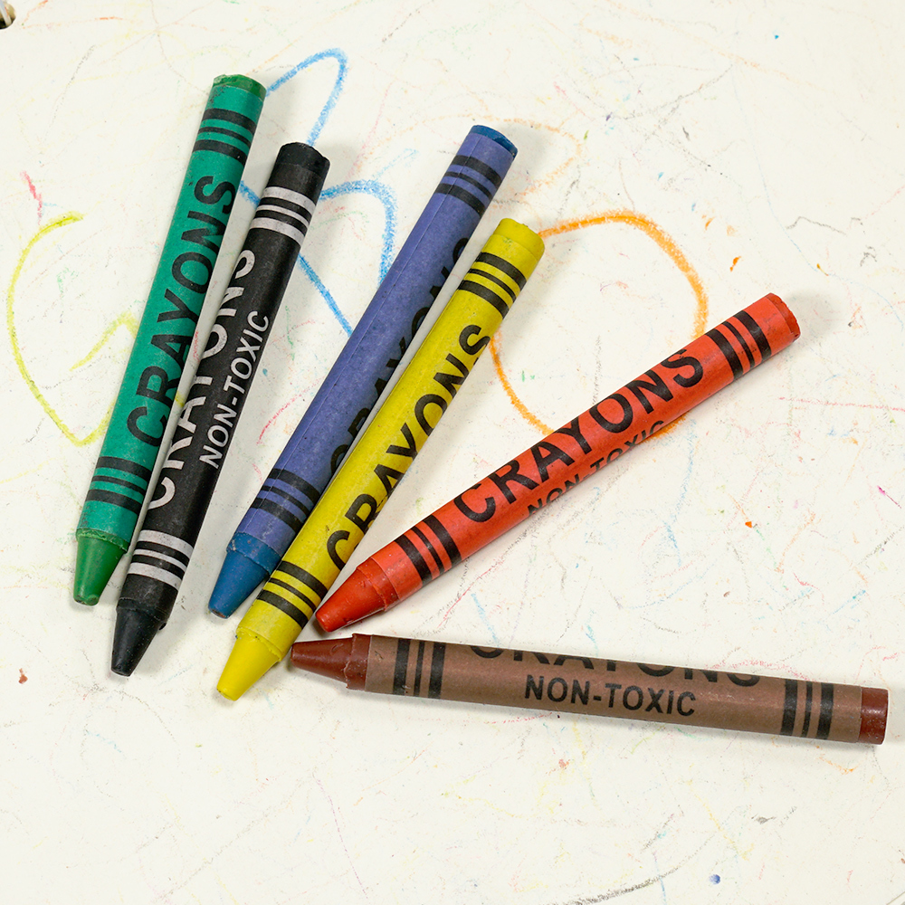 Premium Quality Creative Materials School Supplies Art Volumes Crayons Non Toxic Art Set  6 Color Crayon