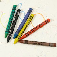 Premium Quality Creative Materials School Supplies Art Volumes Crayons Non Toxic Art Set  6 Color Crayon