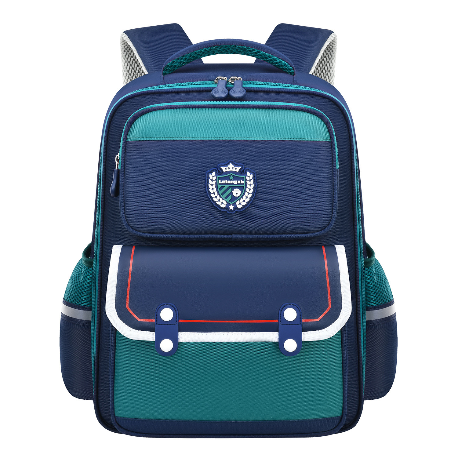 New Primary School Children's Waterproof Oxford Schoolbag Air Cushion Belt Reduce Burden Ridge Protection Kids Backpack