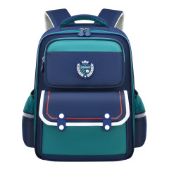 New Primary School Children's Waterproof Oxford Schoolbag Air Cushion Belt Reduce Burden Ridge Protection Kids Backpack