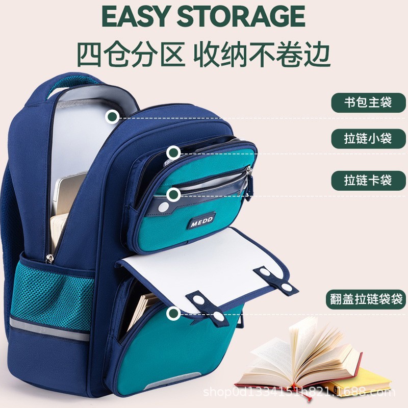16 Inches School Backpacks Waterproof 900D School Bags for Boys Girls School Supplies Wholesale Mochilas Escolares for Students