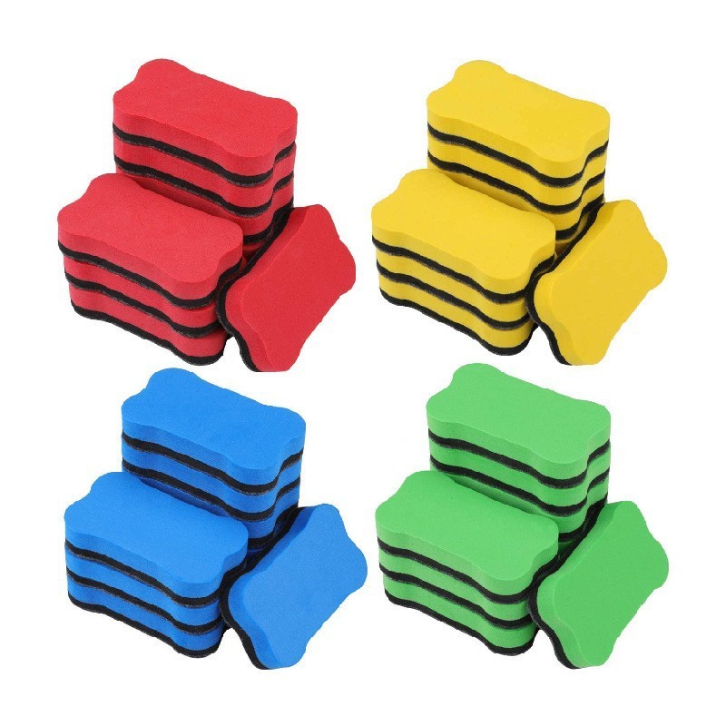 Office School Supplies White Board Eraser Magnetic Whiteboard Eraser Single Sided Eraser