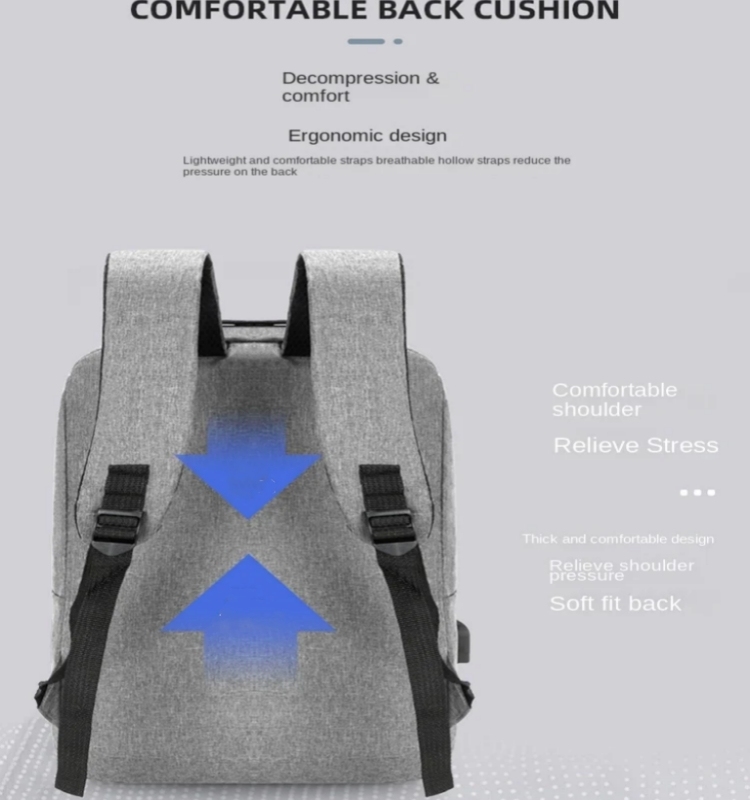 Low Moq Nylon Laptop Backpacks School Bags Custom logo Anti Theft Business Laptop Bags With  Large Capacity Travel Bags for Men