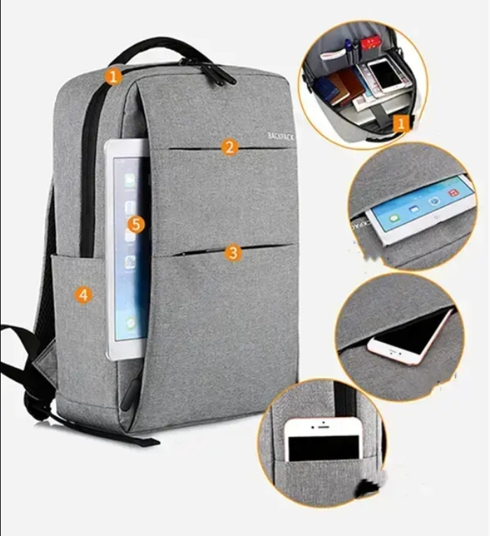Factory Wholesale Business Waterproof Laptop Bags Supplier School  Travel Women Men Smart Laptop Backpack With USB